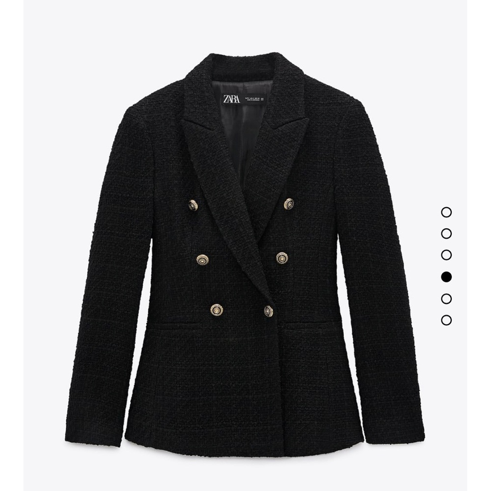 ZARA Textured Tailored Blazer